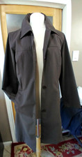 Rain Coat Trench Mac Jacket Womens Rich Brown Sz 8 Lined Beautiful Styling Next