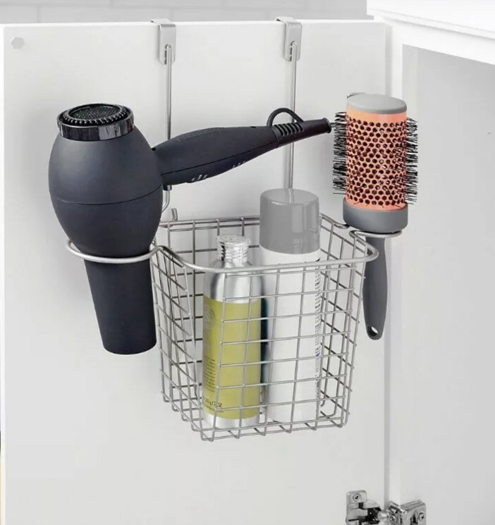Organizer Grid Over Cabinet Door Styling Center Bathroom Caddy