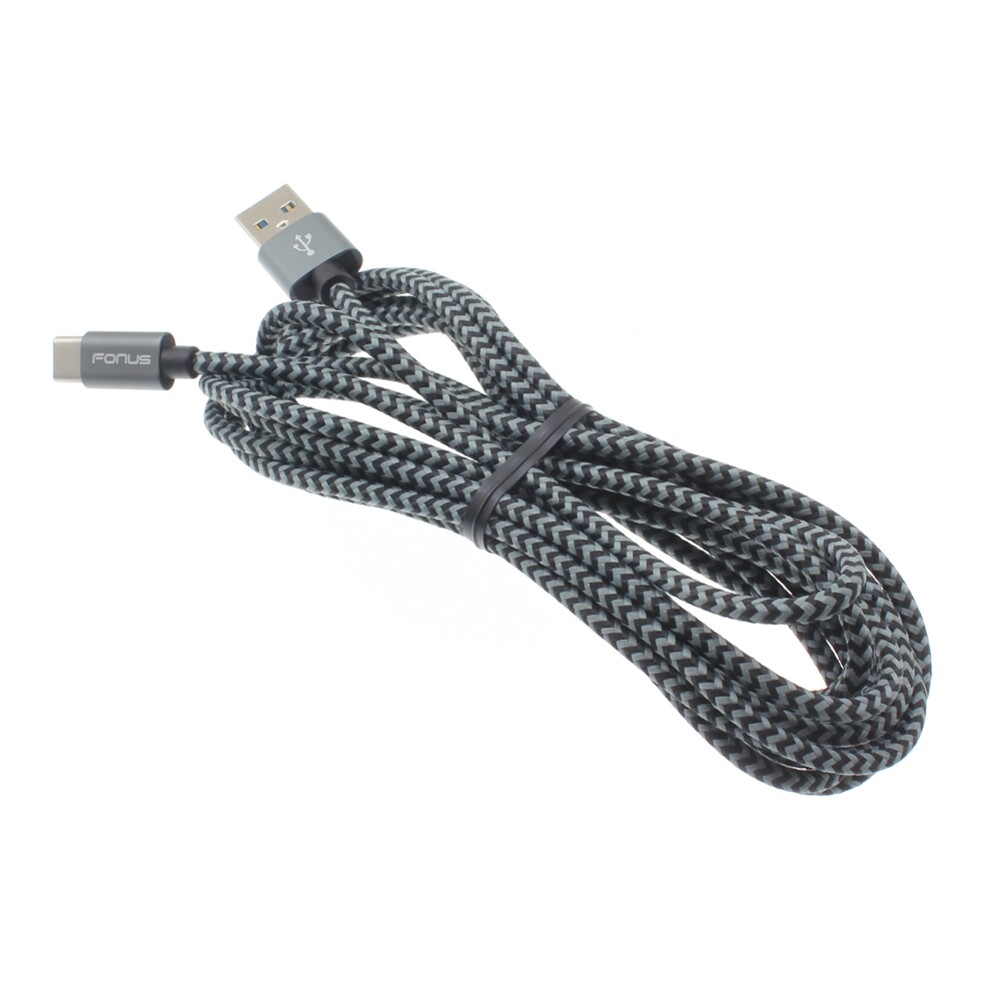 10ft USB-C Fast Charging Cable for Galaxy S20 S21 S23 FE