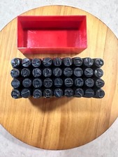 Pittsburgh Stamping Set Letter Number Punch Steel 1/4" A-Z, 0-9 Metal Die Tool