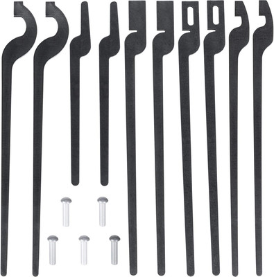 Rapid Tongs Bundle Set Five Types DIY Blacksmith Tongs with Rivet, Rapid Bolt/Fl