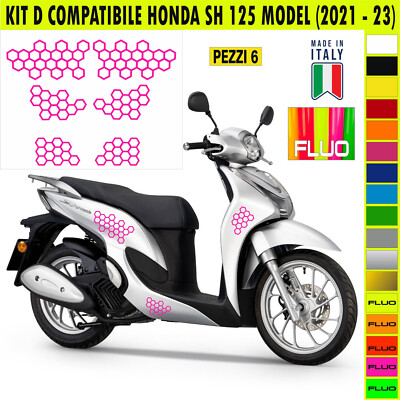 Decal Pezzi Sh 125 ADESIVO PERSONALIZZATO PER Honda SH 125/150/300