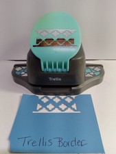 We R Memory Keepers Paper Punch- Scrapbooking/ Crafting- Trellis Border