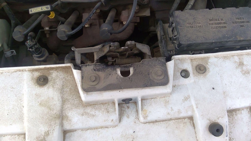 Conjunto de pestillo de capó Ford Taurus 1996 1997 1998 1999 con soporte OEM Foto 2 de 4