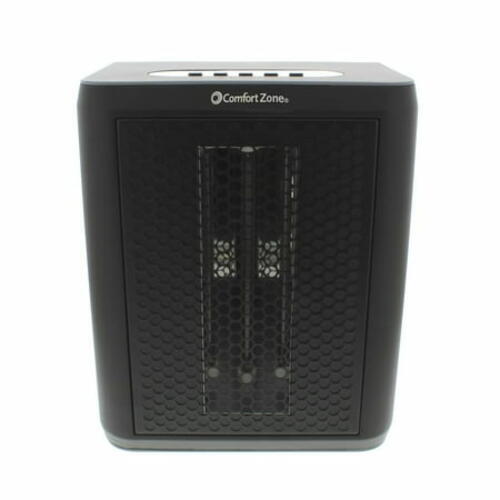 Comfort Zone Infrared Electric Portable Desktop Space Heater Black - Picture 1 of 1