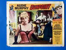 GUNPOINT 1966 ORIGINAL LOBBY CARD AUDIE MURPHY JOAN STALEY DENVER PYLE WESTERN