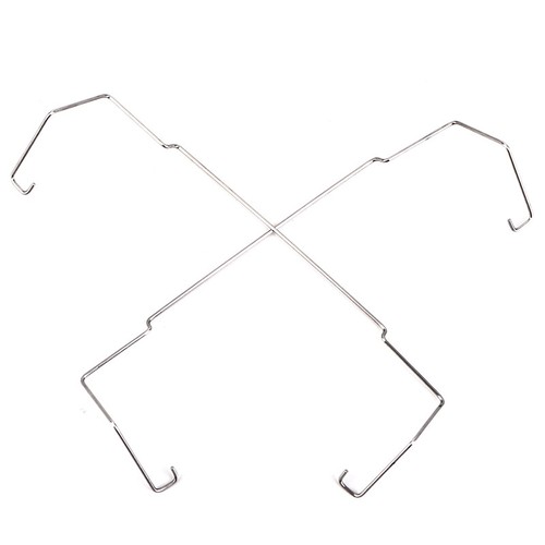 1Pair 12CM Computer CPU Cooling Fan Clip Steel Wire Fastener Metal .l8 - Afbeelding 3 van 12