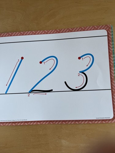 Abeka Cursive Formation Flashcards 3rd gr homeschooling teacher Cursive - Picture 5 of 5