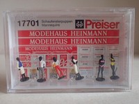 Preiser Inneneinrichtung Schaufensterpuppen Shoppen Einkaufen 17701 H0 1:87 Ovp