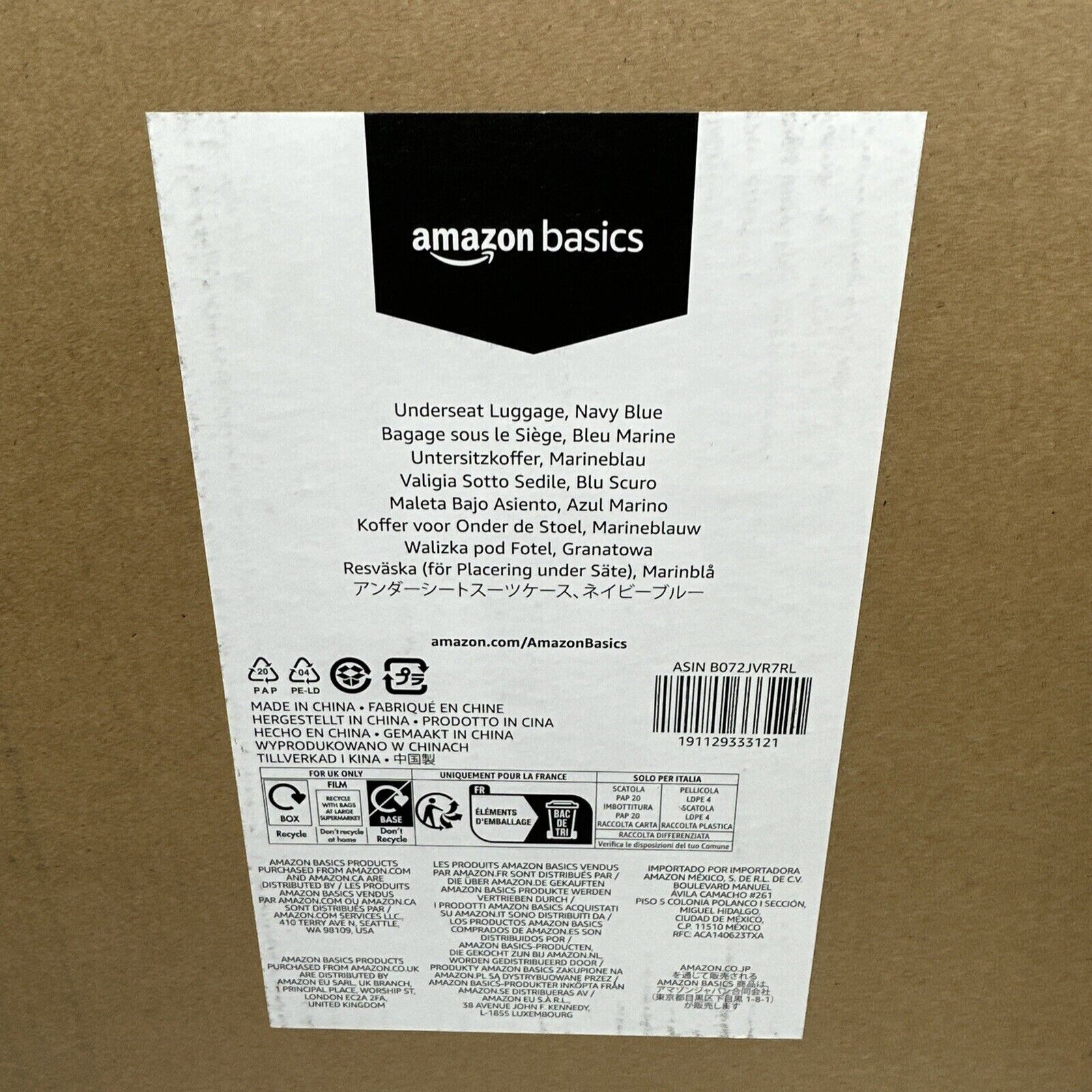 Amazon Basics Underseat Carry-On Rolling Travel Luggage Bag with Wheels, 14 Inch