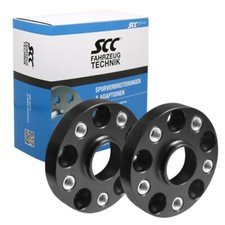 2x Spurverbreiterung 20mm LK 5x130 40mm Ges. SSC Distanzscheibe D84,1mm Schwarz