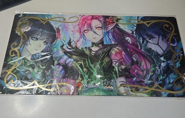 MTG Llanowar Elves Playmat foil stamping Limited to top finishers