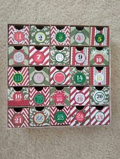 25 Day Christmas Xmas Countdown Advent Calendar Decorative Gift Box with Drawers
