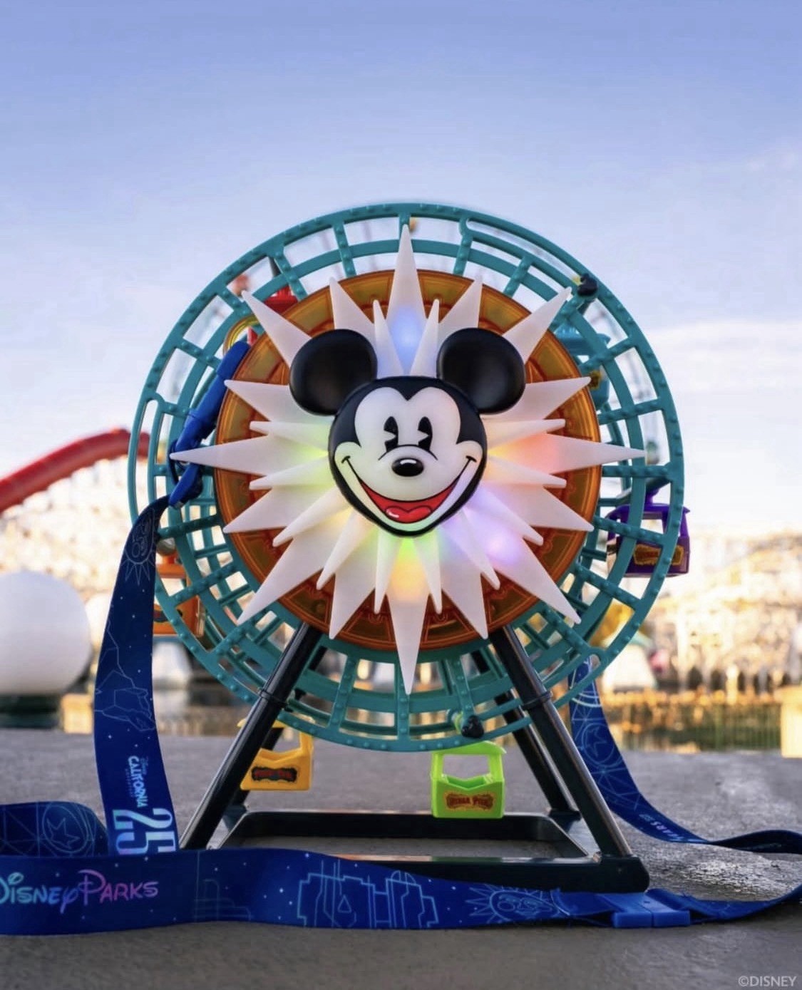 DISNEY DCA 25th ANN PIXAR PAL - A - ROUND FERRIS WHEEL POPCORN BUCKET - PREORDER