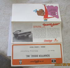 Nos 1968 Dodge Charger Dealership Promotional Handout Dodge Fever Chrysler Nos 1968 Dodge Charger Dealership Promotional Handout Dodge Fever Chrysler