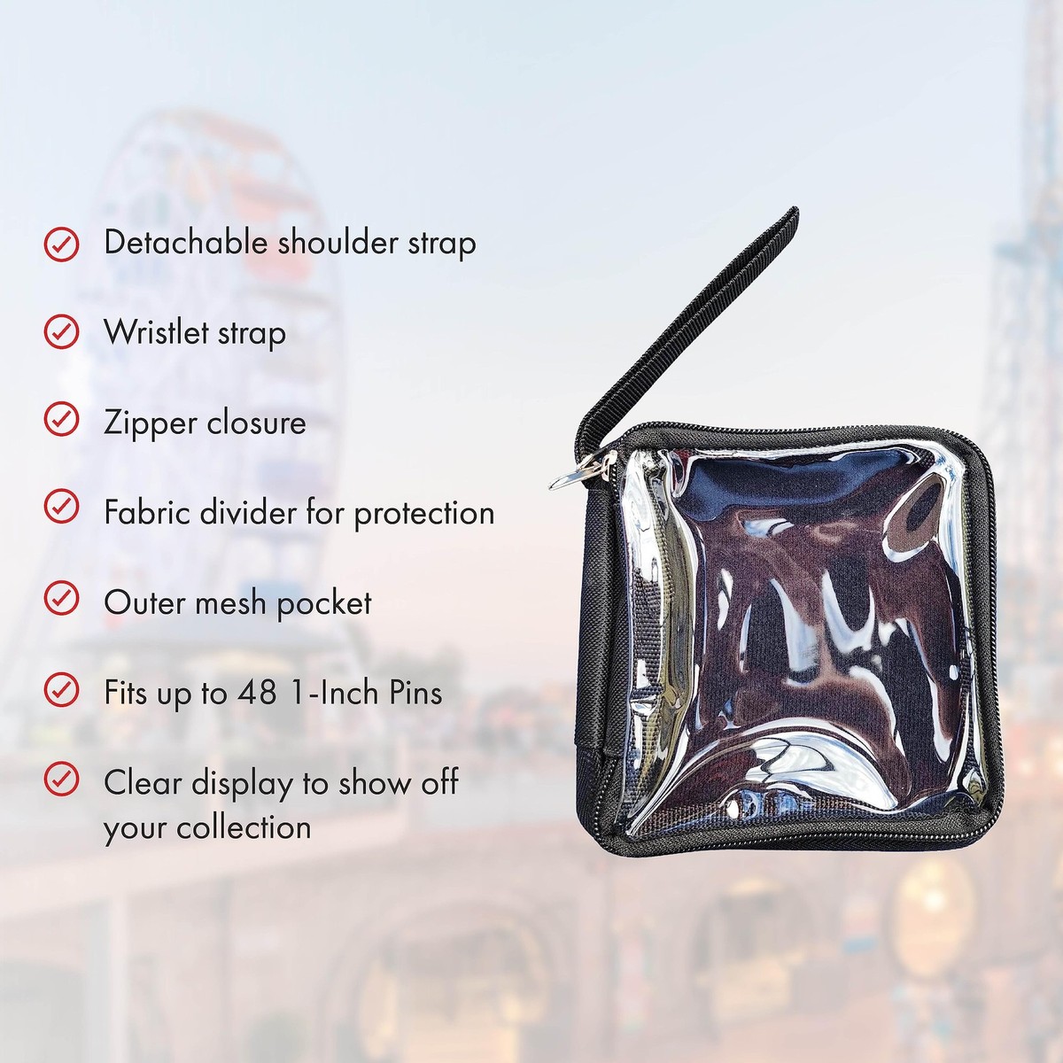 PinFolio Mini Show Pin Display Bag: Lightweight, Compact