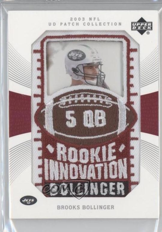 2003 Upper Deck UD Patch Collection Brooks Bollinger #131 Rookie RC 0b0
