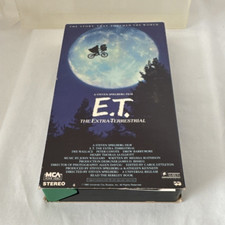 E.T. the Extra-Terrestrial VHS/NTSC, 1982, Sci-Fi,Spielberg with plastic case