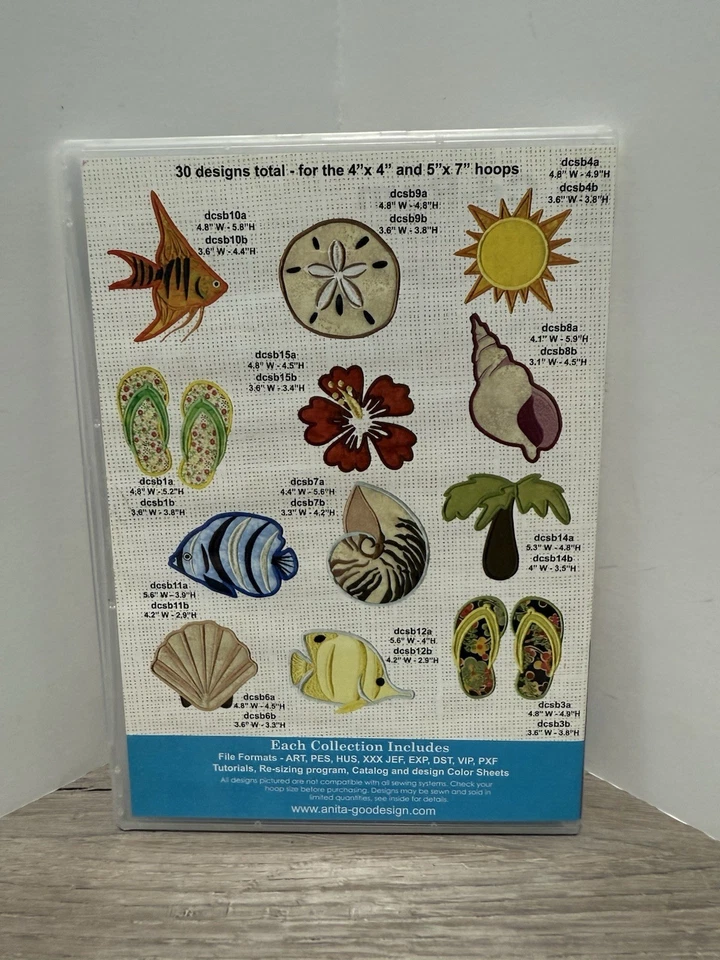 Anita Goodesign Diamond Club Bonus Collection - Summertime (CD-ROM) 30 Designs - Image 2 of 3