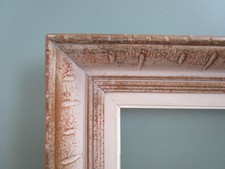 Grand Cadre ancien en bois