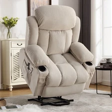 Power Lift Recliner Chair Electric Reclining Single Sofa Elderly Remote Control