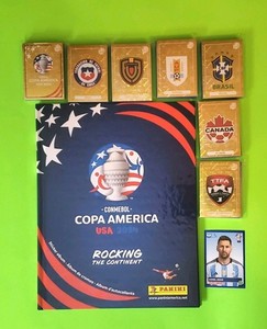 Panini Copa America USA 2024 Complete Sticker BLUE Set + Hardcover Album 🔥🔥🔥