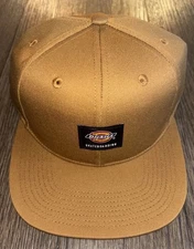 Dickies Skateboarding Snapback Hat Brown NEW Snap Back