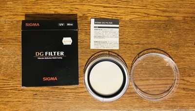 Sigma 86mm DG UV Filter 35mm SLR DSLR film Digital. Ultra-low Reflection  