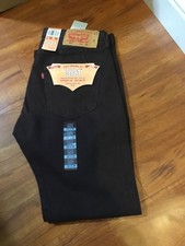 Vintage 90s Levi  s 501 Button Fly, Straight Leg, Black Coffee, 32 X 29