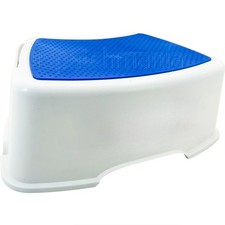 Bath Shower Stool Seat Bench Anti Slip Bathroom Bathtub Step Stool Blue