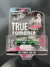 🟢Greenlight Chrome Green Machine 1982 Plymouth Gran Fury Hollywood 43 CHASE