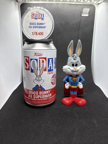 Common Funko Soda! 2023 Wonderous Con Bugs Bunny as Superman Common Soda