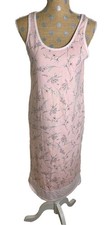 Vintage Adonna Women  s Cottage Floral Nightgown Pajama Sleeping Dress Small