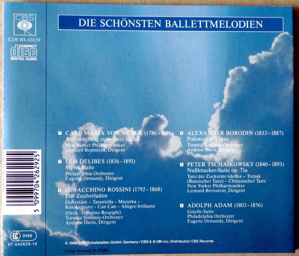 Unsterbliches Ballett - die schönsten Ballettmelodien - CD - Bild 2 von 2