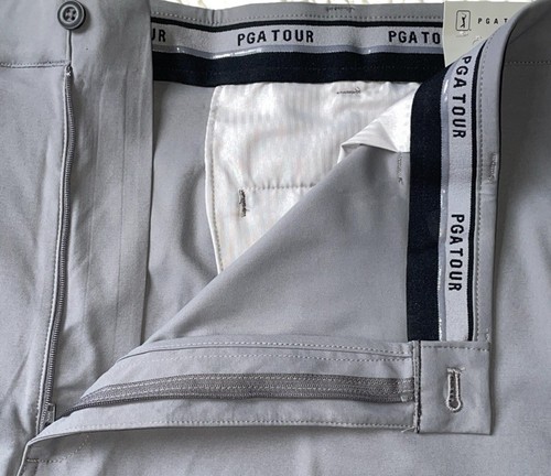 Short PGA Tour Active Ceinture Avec Poche – Marina Heather, Taille 34 – Neuf
