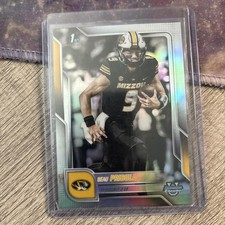 2025 Topps Bowman University Chrome Beau Pribula 1st Refractor #62