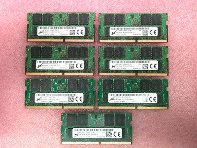 Micron MTA16ATF1G64HZ-2G1B1 8gb 2Rx8 PC4-2133P-SBB-10 RAM (Lot of 7)