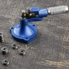 Ring Stretcher Deluxe w/ 16 Dies and Wooden Box Jewelry Tool ]