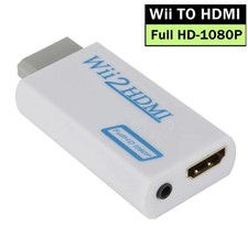 CONVERTER Wii to hdmi WII2HDMI FULL HD 1080P ADAPTER ADAPTOR 3.5mm AUDIO SUPPORT