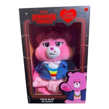 Netflix Stranger Things Cheer Care Bear as El Eleven 12” Plush Boxed New In Hand