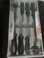Vessel 8pc JIS Screwdriver Set Armor Grip 550A8PTU Like Phillips Slotted Drive