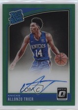 2018 Panini Donruss Optic Green Prizm Signatures 5/5 Allonzo Trier #175 Auto v9t