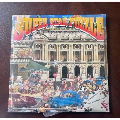 Vintage 1984 HEYE Super Star Puzzle Café de la Paix Loup Sealed 216 Pc Germany