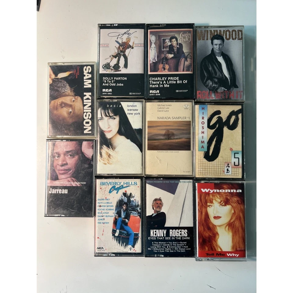 11 RARE Vintage 1970s 1980s 1990s Cassette Tapes Resellers Music Bundle Foto 3 de 3