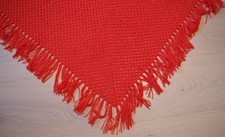Châle/Étole Crochet Fait Main En France Par Sylvette Raisonnier - Noir, Style Géométrique Et élégant
