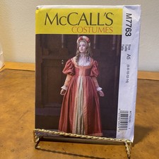 MCCALLS Pattern 7763 Renaissance Tudor Costume Miss Size 6  14 UNCUT NEW FF