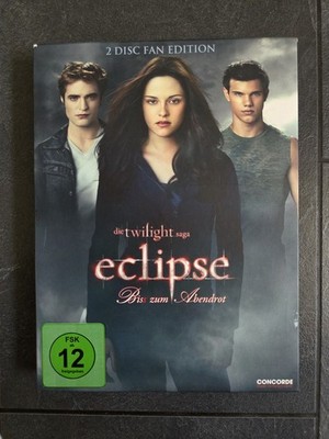 Twilight Saga Eclipse DVD 2 Disc Fan Edition FSK 12 Robert Pattinson