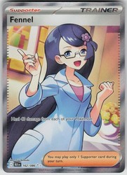 Fennel 162/086 Scarlet & Violet - Black Bolt Ultra Rare Full Art Trainer