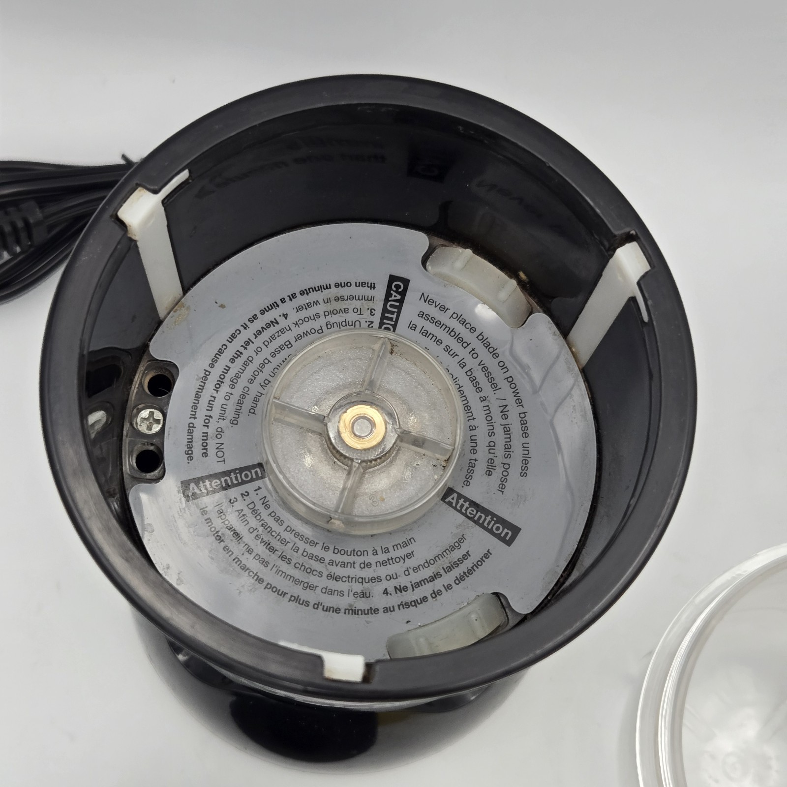 Magic Bullet Mini Blender Model MB1001 - Black w/ Accessories - Tested & Working