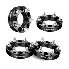 6x5.5 Wheel Spacers,1 inch Forged Wheel Adapters No Lip-6X5.5-1inch black